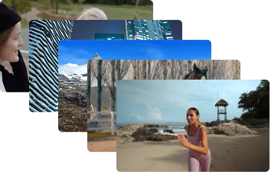 Aimages Stacked video frames